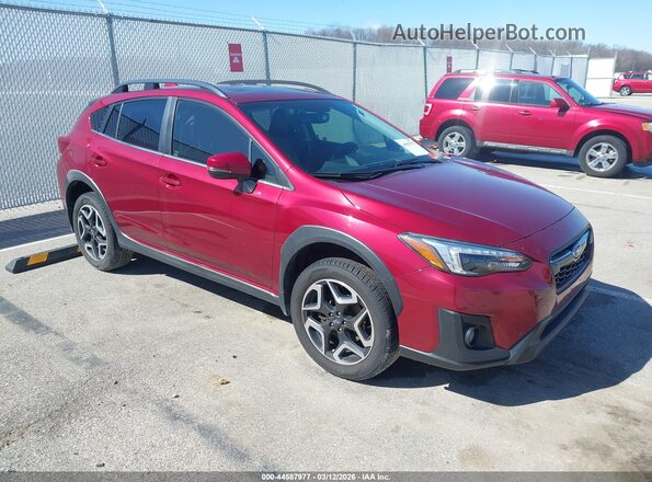 JF2GTAMC3K8248197 2019 SUBARU CROSSTREK Красный Передняя правая четверть