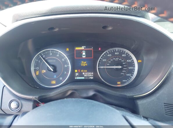 JF2GTAMC3K8248197 2019 SUBARU CROSSTREK Красный Вид задних сидений
