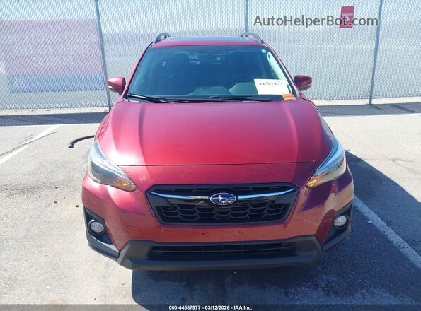 JF2GTAMC3K8248197 2019 SUBARU CROSSTREK Красный Вид задней части салона