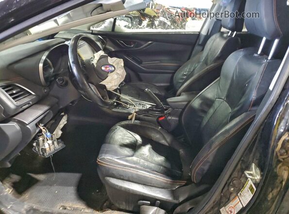 JF2GTAMC7K8281560 2019 SUBARU CROSSTREK Black Widok wnętrza z przodu
