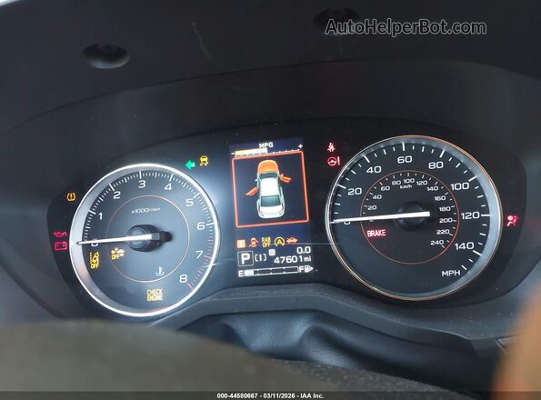 JF2GTAMC7L8257566 2020 SUBARU CROSSTREK Silver Widok tylnych siedzeń