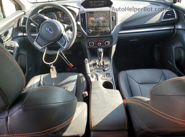 JF2GTAMC8JH271442 2018 SUBARU CROSSTREK Black Widok deski rozdzielczej