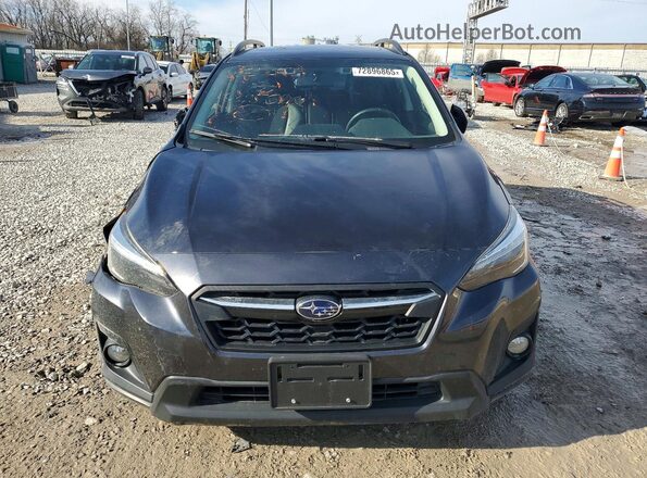 JF2GTAMC8JH271442 2018 SUBARU CROSSTREK Black Widok z przodu