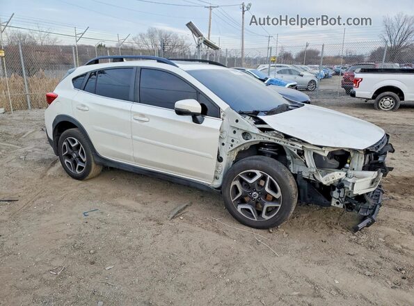 JF2GTAMC9J8309213 2018 SUBARU CROSSTREK Белый Передняя правая четверть