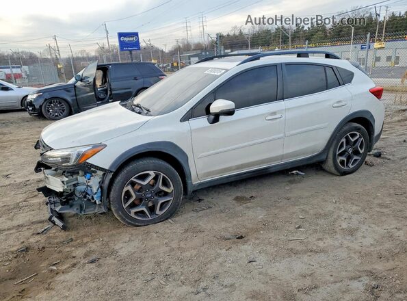 JF2GTAMC9J8309213 2018 SUBARU CROSSTREK Белый Передняя левая четверть