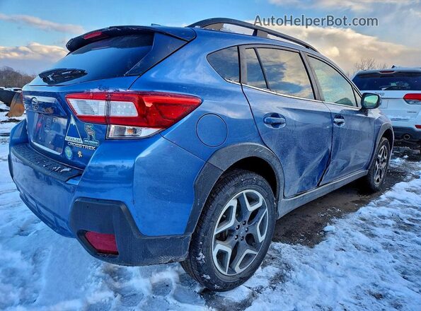 JF2GTAMC9K8340141 2019 SUBARU CROSSTREK Blue Trasero derecho