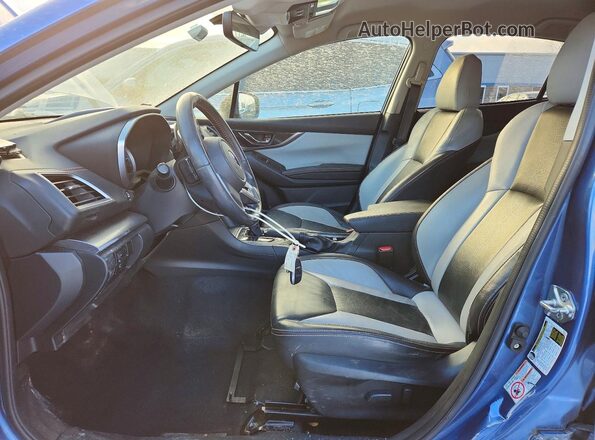 JF2GTAMC9K8340141 2019 SUBARU CROSSTREK Blue Vista interior delantera