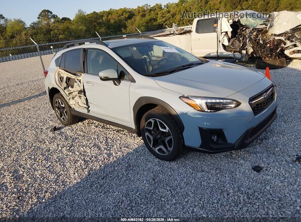JF2GTANC2K8299852 2019 SUBARU CROSSTREK Light Blue Передняя правая четверть
