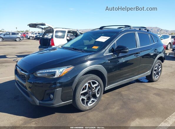 JF2GTANC2KH379796 2019 SUBARU CROSSTREK Black Передня ліва чверть