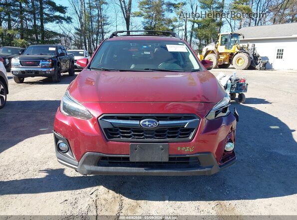 JF2GTANC3K8312849 2019 SUBARU CROSSTREK Red Widok zestawu wskaźników