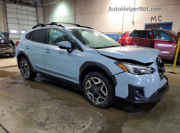 JF2GTANC3K8345205 2019 SUBARU CROSSTREK Синий Передняя правая четверть