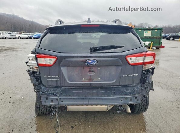 JF2GTANC6K8306494 2019 SUBARU CROSSTREK Charcoal უკანა ხედი