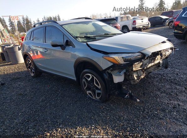 JF2GTANC6KH259872 2019 SUBARU CROSSTREK Light Blue Delantero derecho