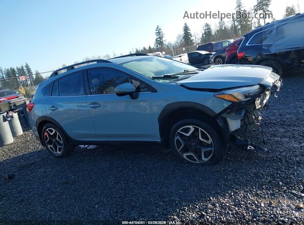 JF2GTANC6KH259872 2019 SUBARU CROSSTREK Light Blue Vista interior trasera