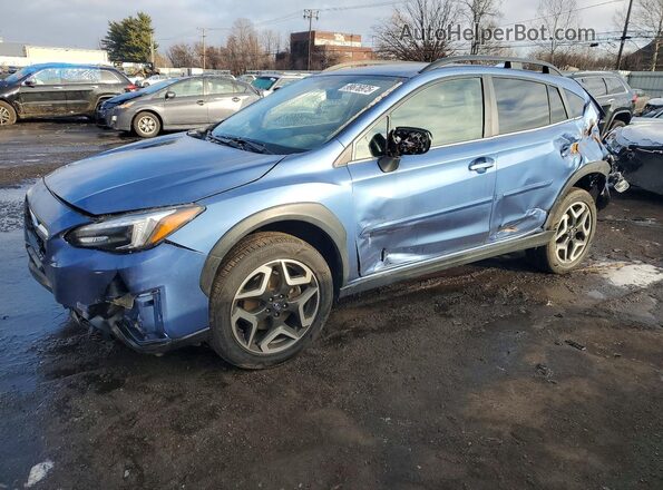 JF2GTANC7K8392124 2019 SUBARU CROSSTREK Синий Передняя левая четверть
