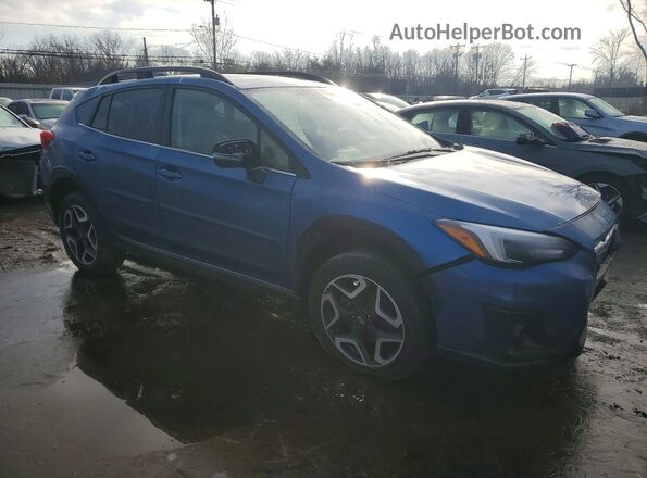 JF2GTANC7K8392124 2019 SUBARU CROSSTREK Синий Передняя правая четверть