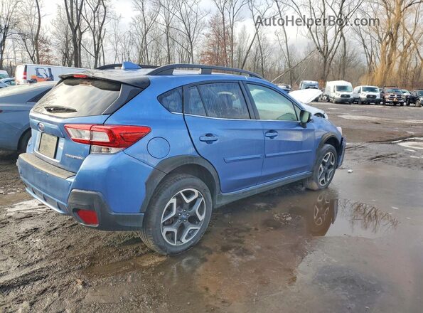 JF2GTANC7K8392124 2019 SUBARU CROSSTREK Синий Задняя правая четверть