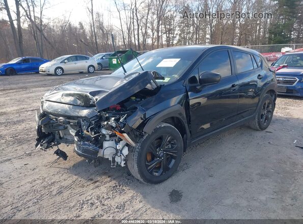 JF2GUABC1R8340404 2024 SUBARU CROSSTREK Black Przód lewy