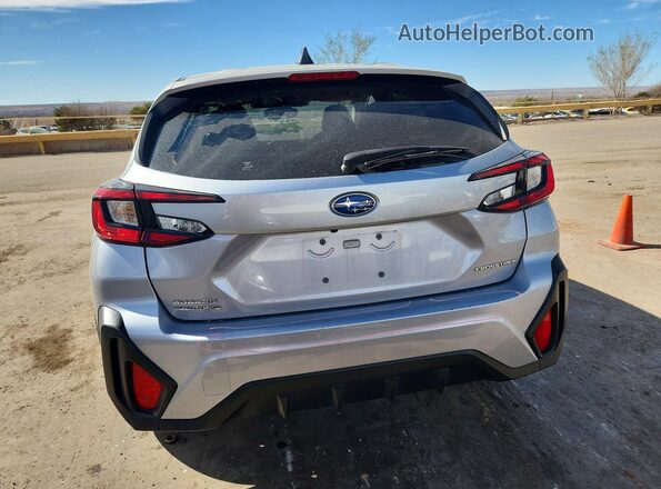 JF2GUABC9RH202013 2024 SUBARU CROSSTREK Silver Widok z tyłu