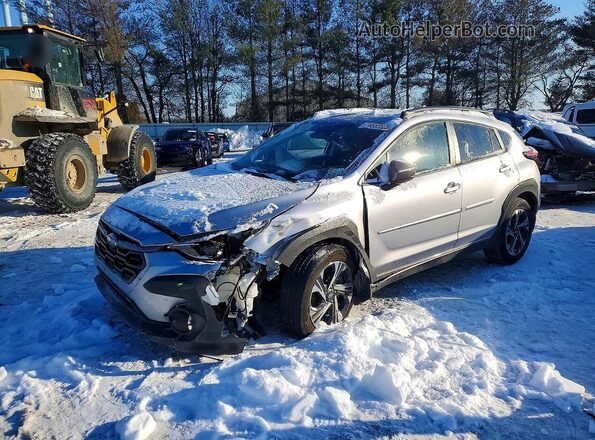 JF2GUADC3R8220178 2024 SUBARU CROSSTREK Серебряный Передняя левая четверть