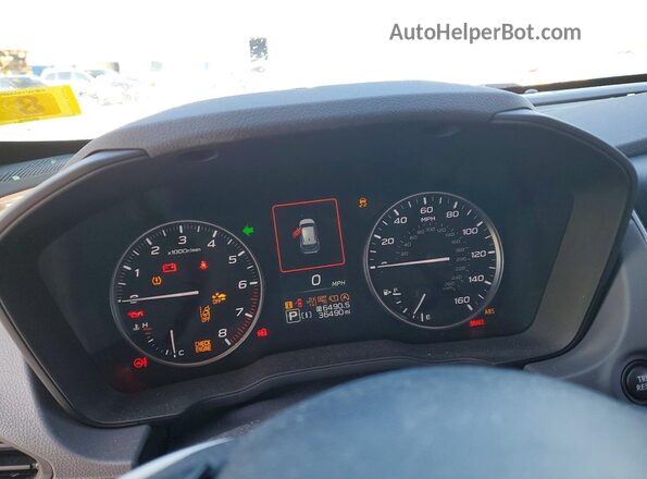 JF2GUADC3R8220178 2024 SUBARU CROSSTREK Серебряный Вид щитка приборов