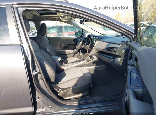 JF2GUADC3R8268649 2024 SUBARU CROSSTREK Серый Вид салона спереди