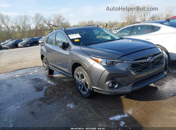 JF2GUADC3R8268649 2024 SUBARU CROSSTREK Серый Передняя правая четверть