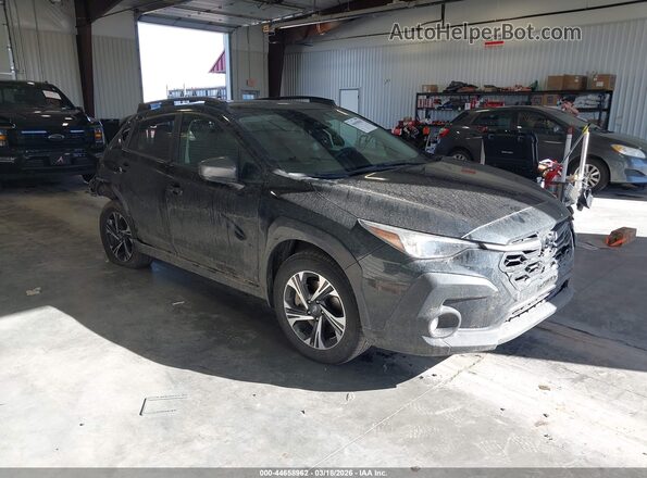 JF2GUADC4R8314652 2024 SUBARU CROSSTREK Black Передня права чверть