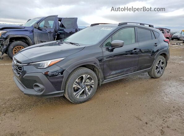 JF2GUADC6RH360256 2024 SUBARU CROSSTREK Черный Передняя левая четверть