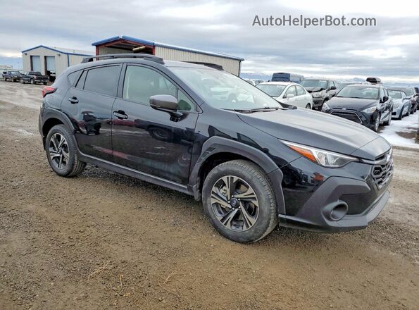 JF2GUADC6RH360256 2024 SUBARU CROSSTREK Черный Передняя правая четверть