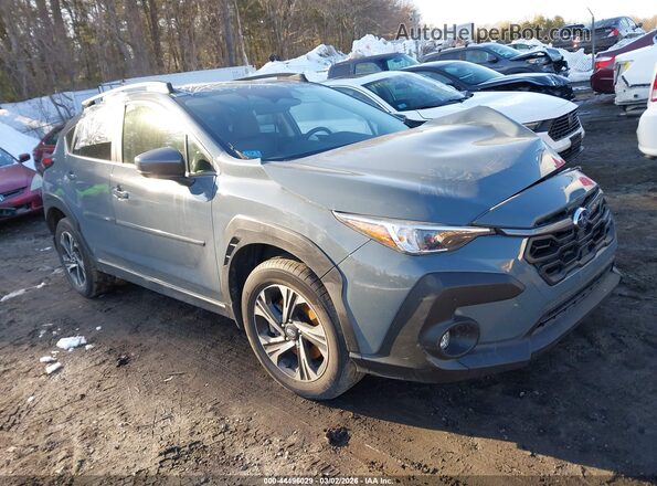JF2GUADC6RH897435 2024 SUBARU CROSSTREK Light Blue Передняя правая четверть