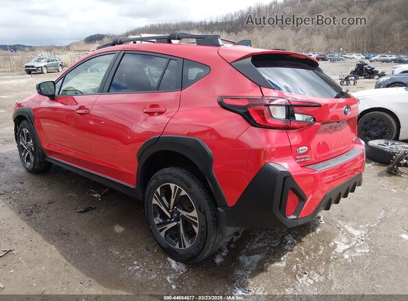 JF2GUADC9RH887949 2024 SUBARU CROSSTREK Красный Задняя левая четверть