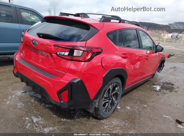 JF2GUADC9RH887949 2024 SUBARU CROSSTREK Красный Задняя правая четверть
