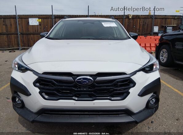 JF2GUADCXR8896174 2024 SUBARU CROSSTREK White Սարքավորումների վահանակի տեսք