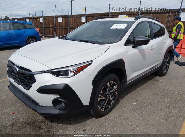 JF2GUADCXR8896174 2024 SUBARU CROSSTREK White Առջևի ձախ երեք քառորդ տեսարան