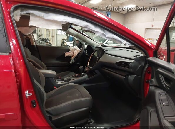 JF2GUHDC0SH205202 2025 SUBARU CROSSTREK Red წინა სალონის ხედი