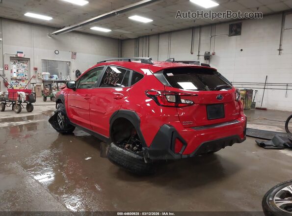 JF2GUHDC0SH205202 2025 SUBARU CROSSTREK Red უკანა მარცხენა