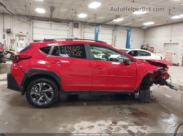 JF2GUHDC0SH205202 2025 SUBARU CROSSTREK Red სალონის 360-გრადუსიანი ხედი
