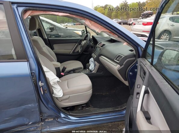 JF2SJABC0GH421720 2016 SUBARU FORESTER 2.5 Blue Widok wnętrza z przodu