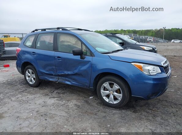 JF2SJABC0GH421720 2016 SUBARU FORESTER 2.5 Blue Widok wnętrza z tyłu
