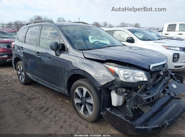 JF2SJABC0JH573634 2018 SUBARU FORESTER 2.5 Серый Передняя правая четверть