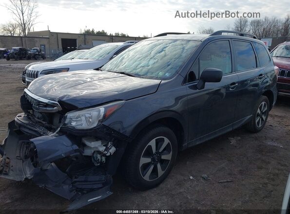 JF2SJABC0JH573634 2018 SUBARU FORESTER 2.5 Серый Передняя левая четверть