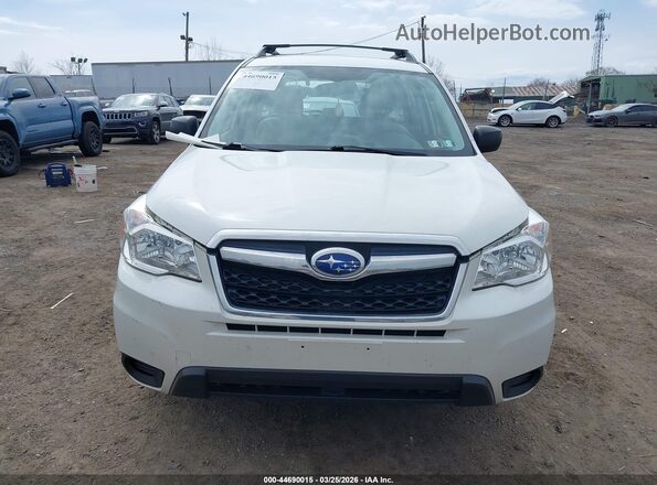 JF2SJABC1GH450868 2016 SUBARU FORESTER 2.5 White Widok deski rozdzielczej
