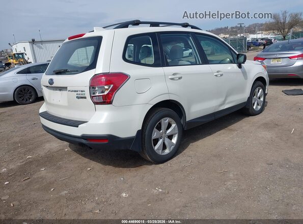JF2SJABC1GH450868 2016 SUBARU FORESTER 2.5 White Tył prawy