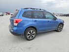 2018 Subaru Forester Синий vin: JF2SJABC4JH604979
