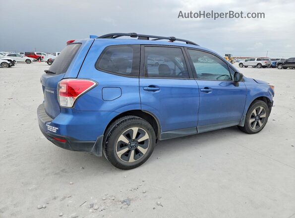 JF2SJABC4JH604979 2018 SUBARU FORESTER Синий Задняя правая четверть
