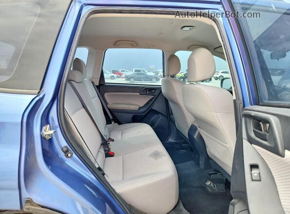 JF2SJABC4JH604979 2018 SUBARU FORESTER Синий Вид задней части салона
