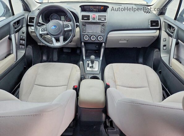 JF2SJABC4JH604979 2018 SUBARU FORESTER Синий Вид панели приборов