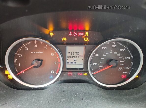 JF2SJABC4JH604979 2018 SUBARU FORESTER Синий Вид щитка приборов