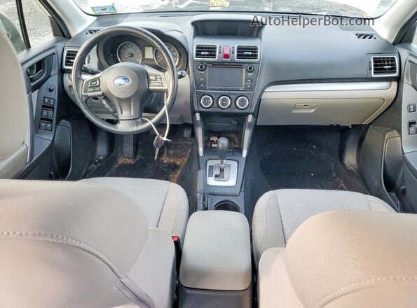 JF2SJABC5GH539469 2016 SUBARU FORESTER 2.5 Белый Вид панели приборов